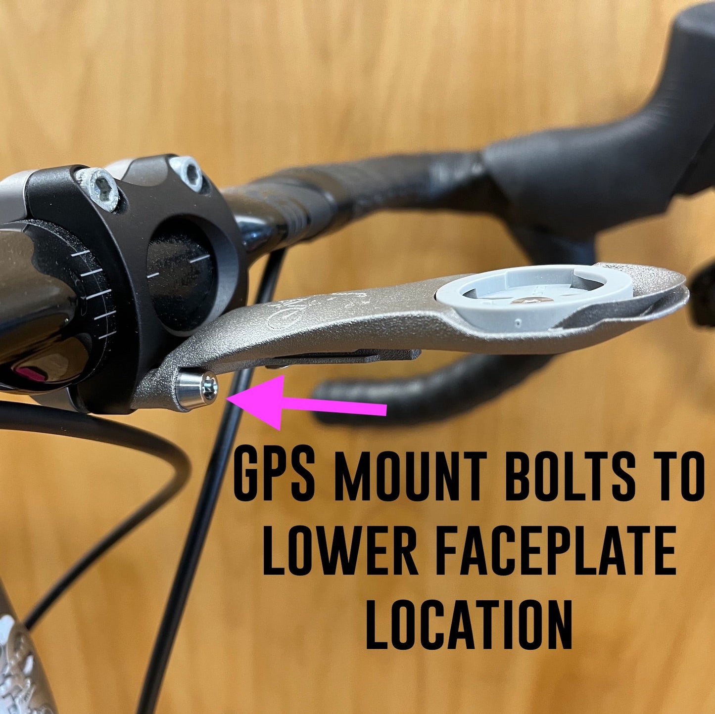 Moots 3D Printed Titanium Computer mount for MOD SERIES STEMS ONLY