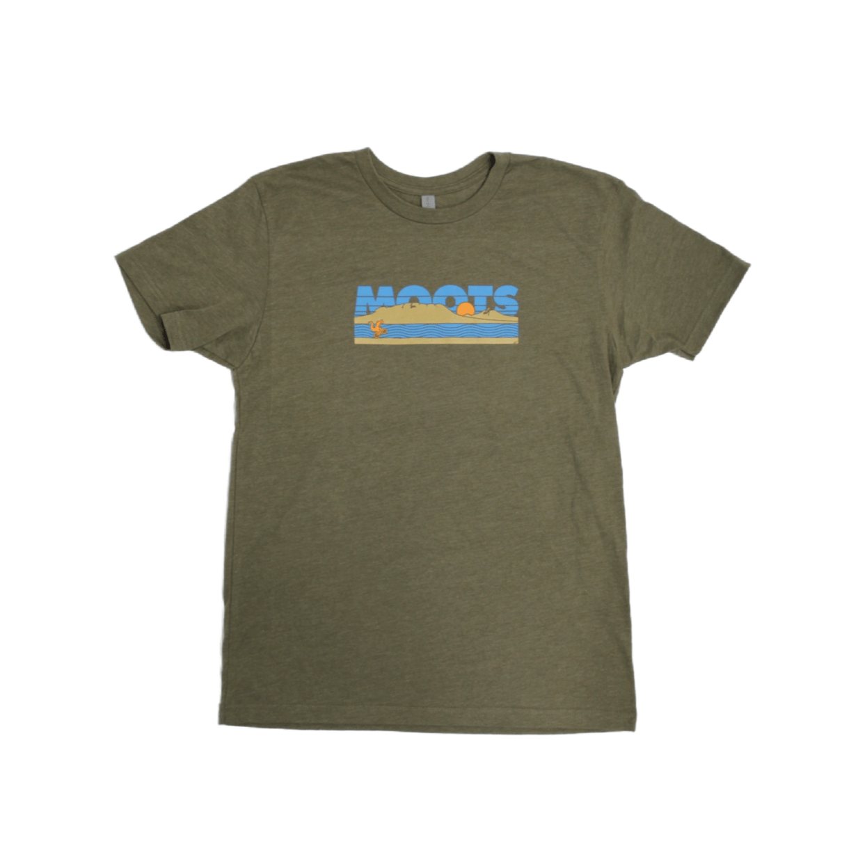 T-Shirt- Moots Olive Sunset