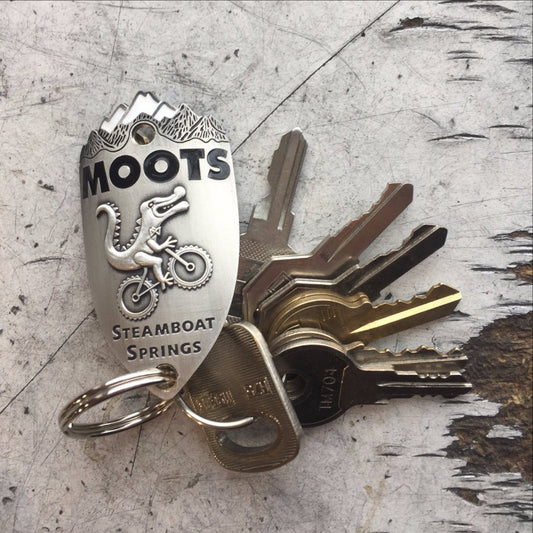 MOOTS HEADBADGE KEYCHAIN