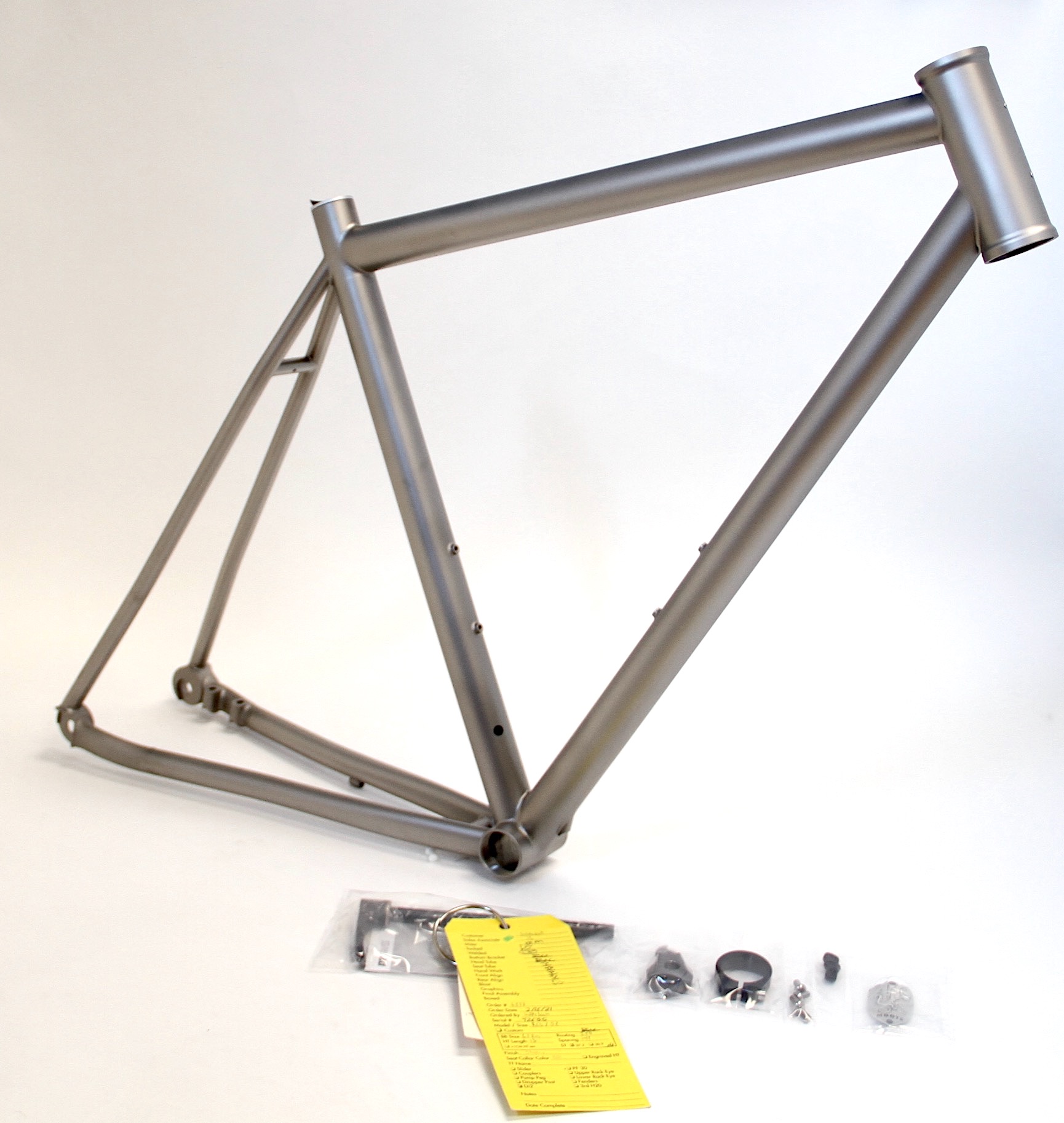 Painting titanium bike discount frame